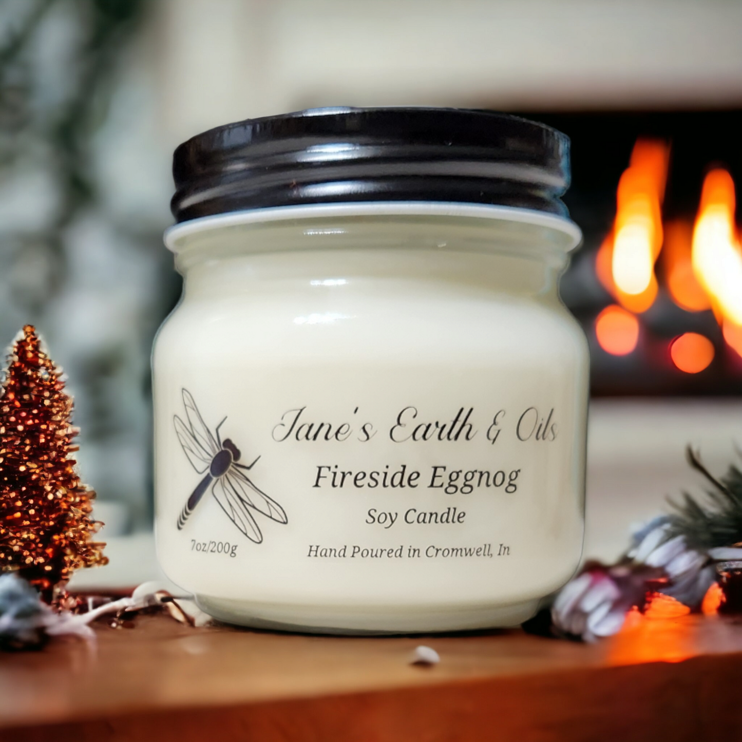 Fireside Eggnog Soy Candle
