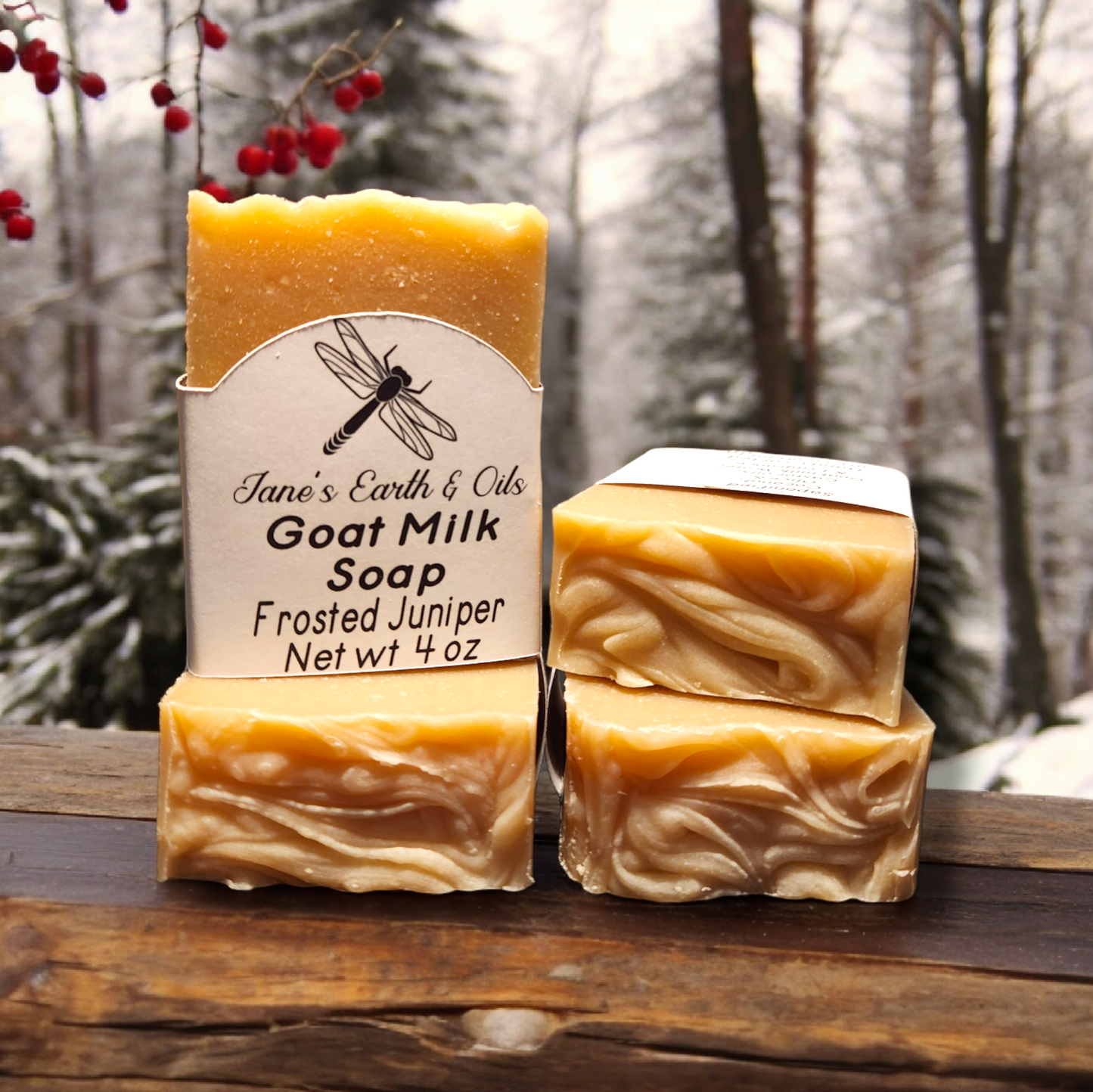 Frosted Juniper Goat Milk Soap