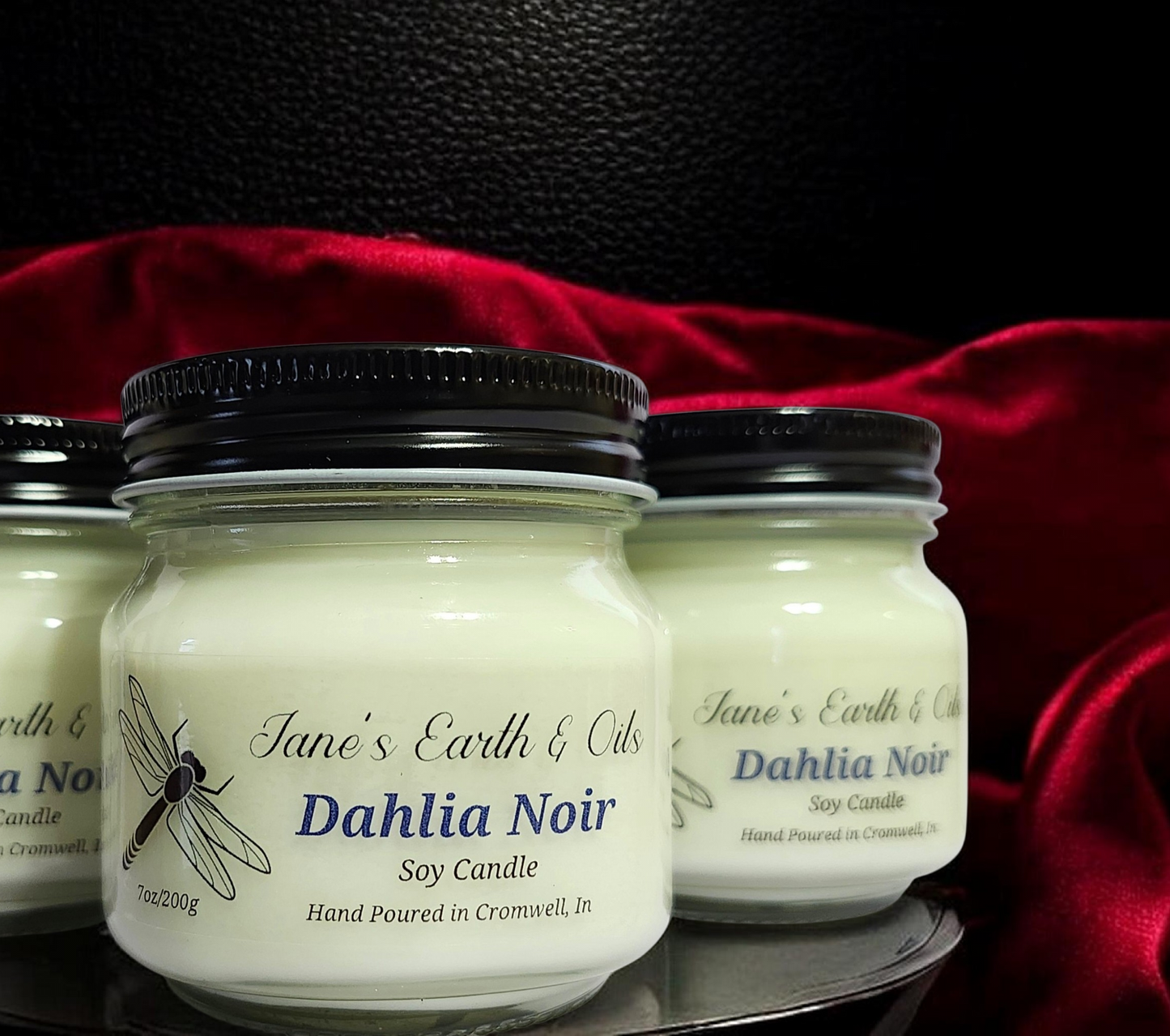 Dahlia Noir Soy Candle